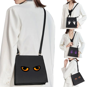 Funny Pattern Square Bag Chest Shoulder Bag