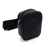 Street Crossbody Bags Fanny Pack PU Leather Phone Pouch Small Purse Zipper Solid