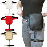 Street Crossbody Bag Unisex Waist Leg Bag PU Leather Fanny Pack Small Purse