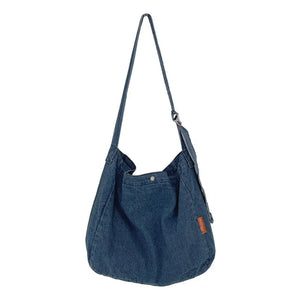 Harajuku High Capacity Cowboy Crossbody Bag Retro Casual Female Tote
