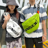 Street Hip Hop Waist Bag Unisex Fanny Pack Large Capacity Shoulder Crossbody Bag