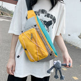 Hip-hop Waist Bag Waterproof Chest Pack Crossbody Bag Fanny Pack