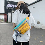 Hip-hop Waist Bag Waterproof Chest Pack Crossbody Bag Fanny Pack