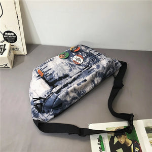 Street Hip-hop Waist Bag Unisex Fanny Pack Large Capacity Shoulder Crossbody