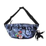 Street Hip-hop Waist Bag Unisex Fanny Pack Large Capacity Shoulder Crossbody