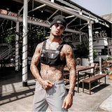 Street Style Tactical Chest Rig Bag Hip Hop Military Chest Bag