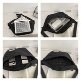 Large Capacity Crossbody Chest pack Hip hop Bags Unisex Nylon Fanny pack
