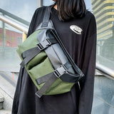 Unisex Street Waist Bag Hip-hop Wild Women Shoulder Messenger Bag