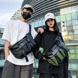 Unisex Street Waist Bag Hip-hop Wild Women Shoulder Messenger Bag