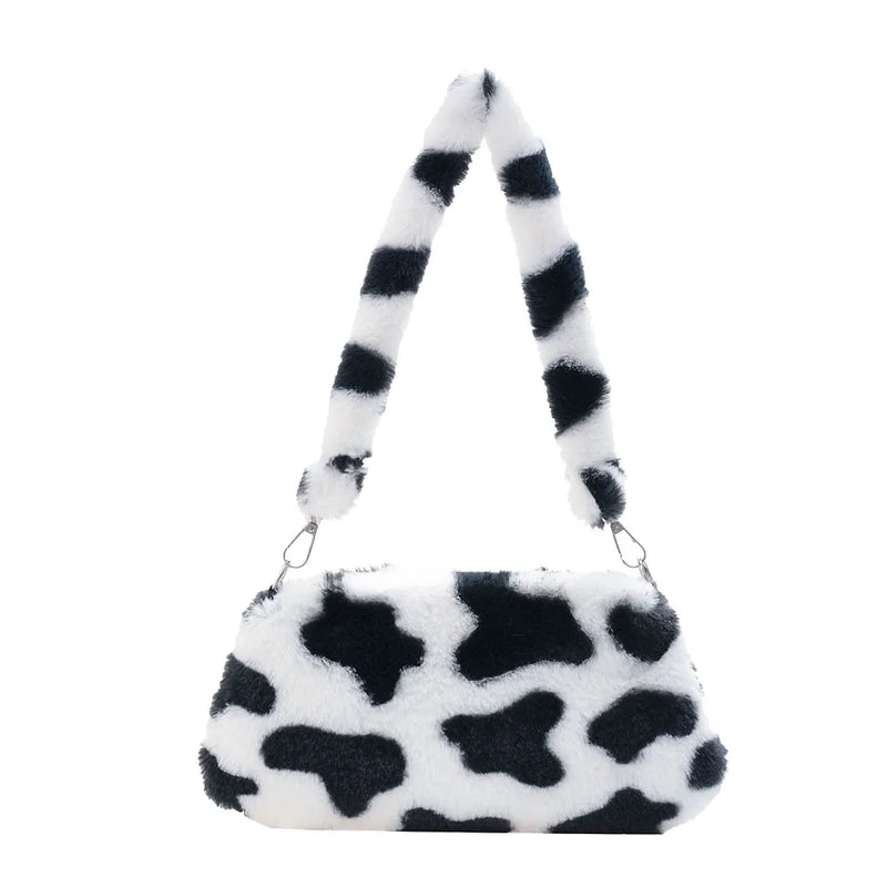 Retro Animal Small Shoulder Bags for Women - Street Underarm Purse Clutches