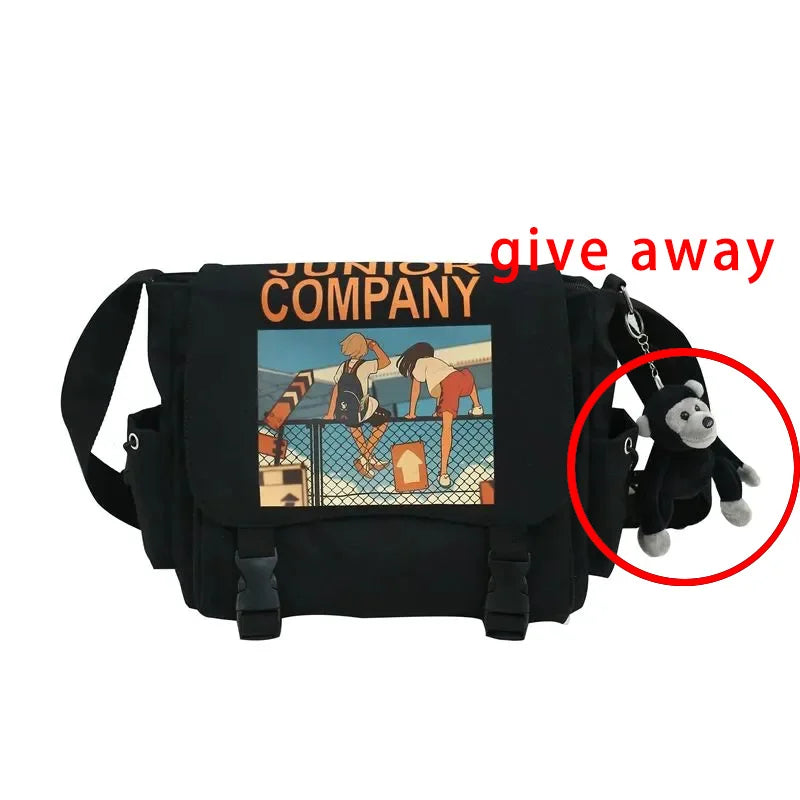 Harajuku Messenger Bag Student Schoolbag Japanese Casual Shoulder Bag