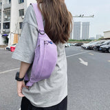 Nylon Hip pack Woman Fanny pack Crossbody Chest Bags