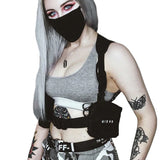 Streetwear Punk Chest Rig Bag Unisex Hip-Hop Tactical Chest Bags