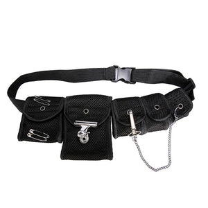 Streetwear Waist Bag Tactical Crossbody Pack Chest Bags Hip hop Unisex