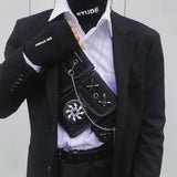 Streetwear Waist Bag Tactical Crossbody Pack Chest Bags Hip hop Unisex