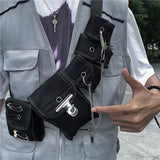 Streetwear Waist Bag Tactical Crossbody Pack Chest Bags Hip hop Unisex
