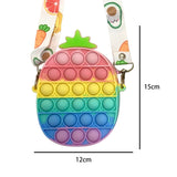 Stress Reliever Anti-Stress Squeeze Bubble Purse Toy Gift
