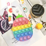 Stress Reliever Anti-Stress Squeeze Bubble Purse Toy Gift