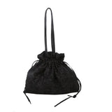 Canvas Shoulder Bag Women Bucket Vintage Bolsa