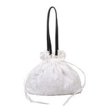 Canvas Shoulder Bag Women Bucket Vintage Bolsa