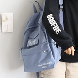 Stripe Corduroy Woman Backpack Schoolbag Teenage Girls Boys