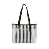 Stripe Women's Bag Shoulder Women's Bag Bag Printing Letter