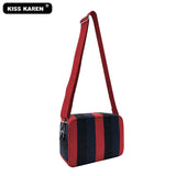 Striped Women Messenger Bags Women's Shoulder Bags Lady Purse Cross-body Bags