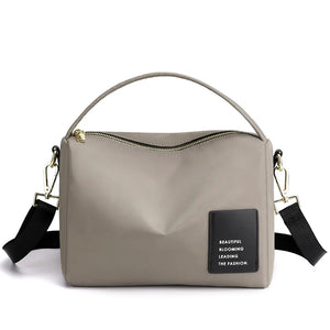 Nylon Shoulder Bag Large Capacity Anti Theft Travel Handbag