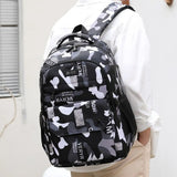 Camouflage Student Backpack Lightweight School Bag