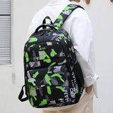 Camouflage Student Backpack Lightweight School Bag