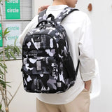 Camouflage Student Backpack Lightweight School Bag
