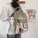 Waterproof Candy Colors Backpacks for Teenage Girls