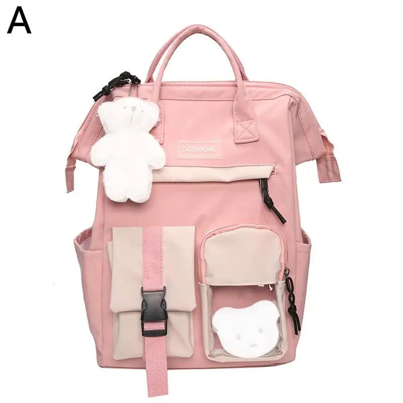 Waterproof Candy Colors Backpacks for Teenage Girls