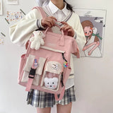 Waterproof Candy Colors Backpacks for Teenage Girls