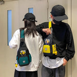 Student Backpacks Kids Crossbody Bags Canvas Mini Couple Backpack