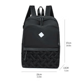 Oxford School Backpack Large Capacity Zipper Casual Bag