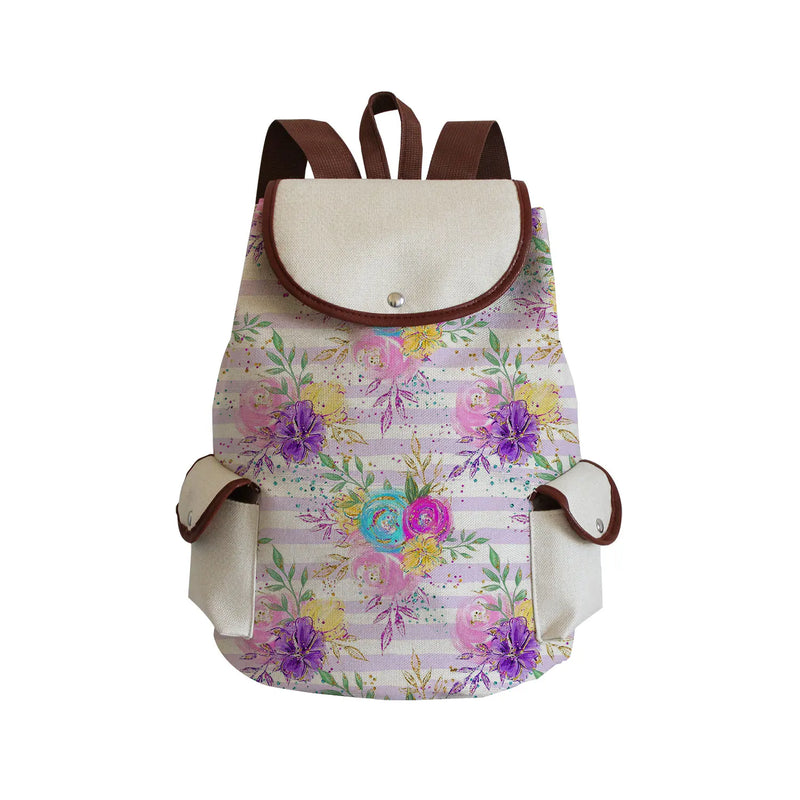 Floral Printed School Backpacks for Girls and Women