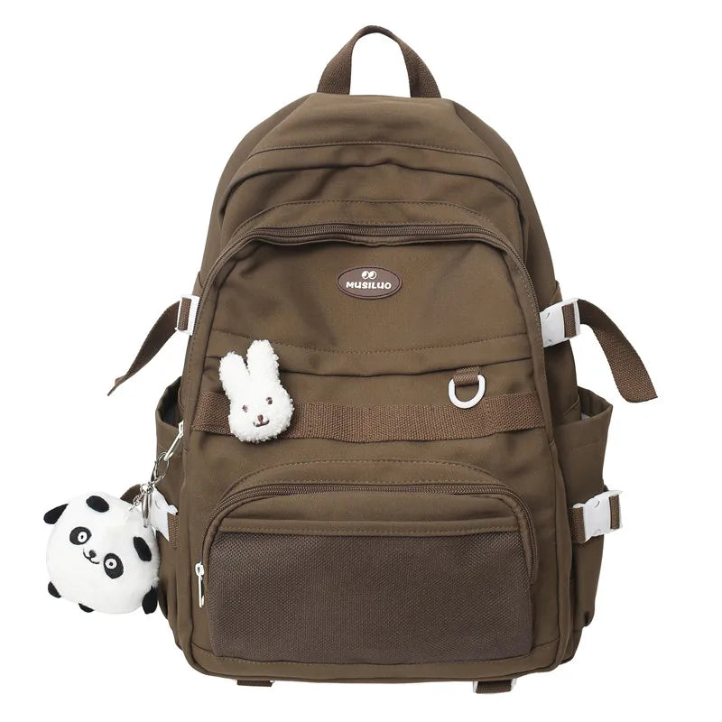 Women's Mesh School Backpack Waterproof Laptop Bag