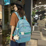 Women's Mesh School Backpack Waterproof Laptop Bag