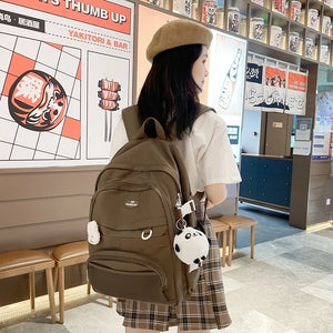 Women's Mesh School Backpack Waterproof Laptop Bag