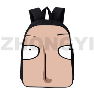 One-Punch Man Backpack 12/16 Inch Large Capacity Backpack Women Children Cartoon