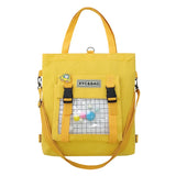 Student Canvas Bag Backpack Korea Japan Female Large Capacity Bag