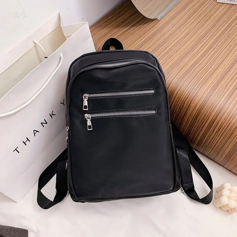 Canvas Backpack Shoulder Bag Women Schoolbag Teenages Large Capacity