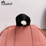 Canvas Backpack Shoulder Bag Women Schoolbag Teenages Large Capacity