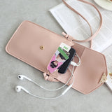 Heart-shaped Mini Crossbody Bag Transparent Touchscreen Retro Shoulder Bag