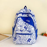 Student Nylon Cartoon Prints Backpack Bag