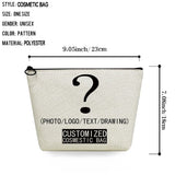Dog Printed Travel Toiletry Bag Makeup Organizer Women's Cosmetic Bag