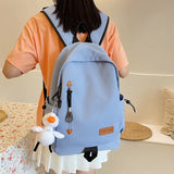 Female Japanese Backpack Large Capacity High School Student Bookbag