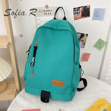 Female Japanese Backpack Large Capacity High School Student Bookbag