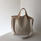 Student Schoolbag Classic Canvas Handbag Shoulder Bag